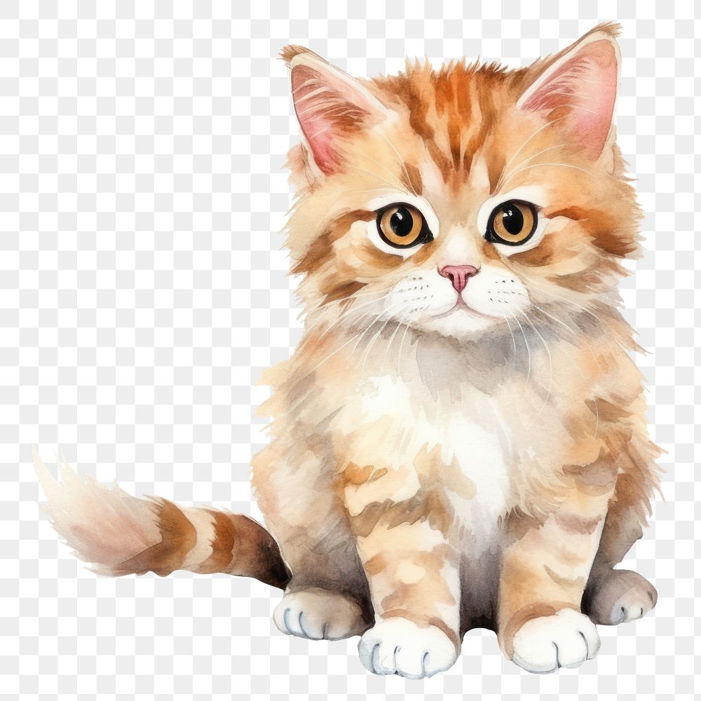 PNG Cat animal mammal kitten. AI generated Image by rawpixel.