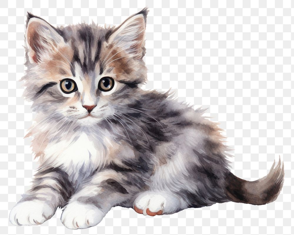 PNG Cat mammal animal kitten. AI generated Image by rawpixel.