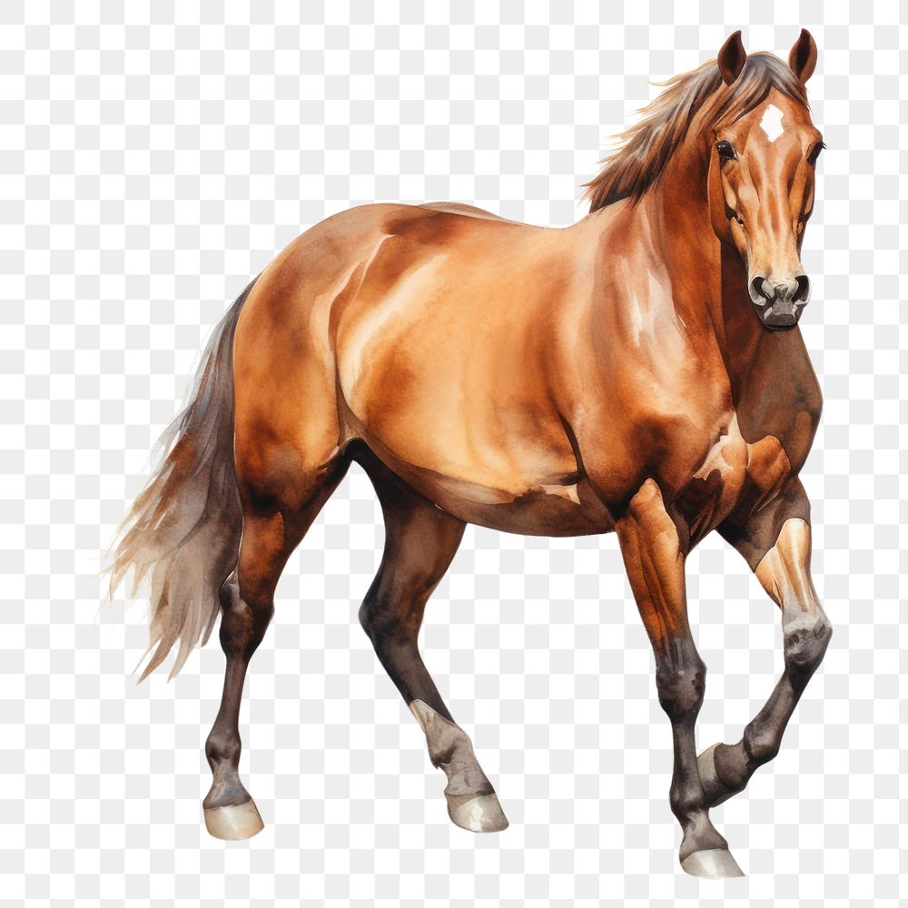 PNG Horse stallion animal mammal. AI generated Image by rawpixel.