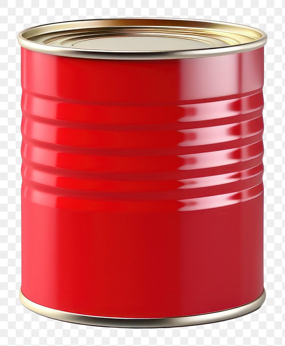 PNG Tin white background container aluminium. AI generated Image by rawpixel.