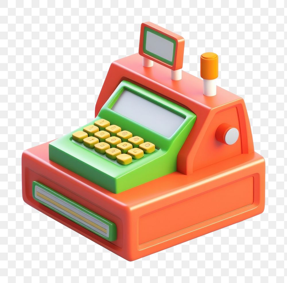 PNG Cash register white background electronics calculator. AI generated Image by rawpixel.