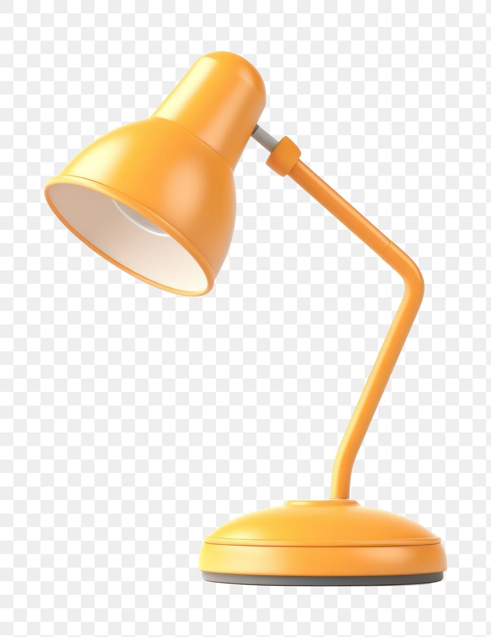 PNG Desk lamp lampshade lighting white background. AI generated Image by rawpixel.