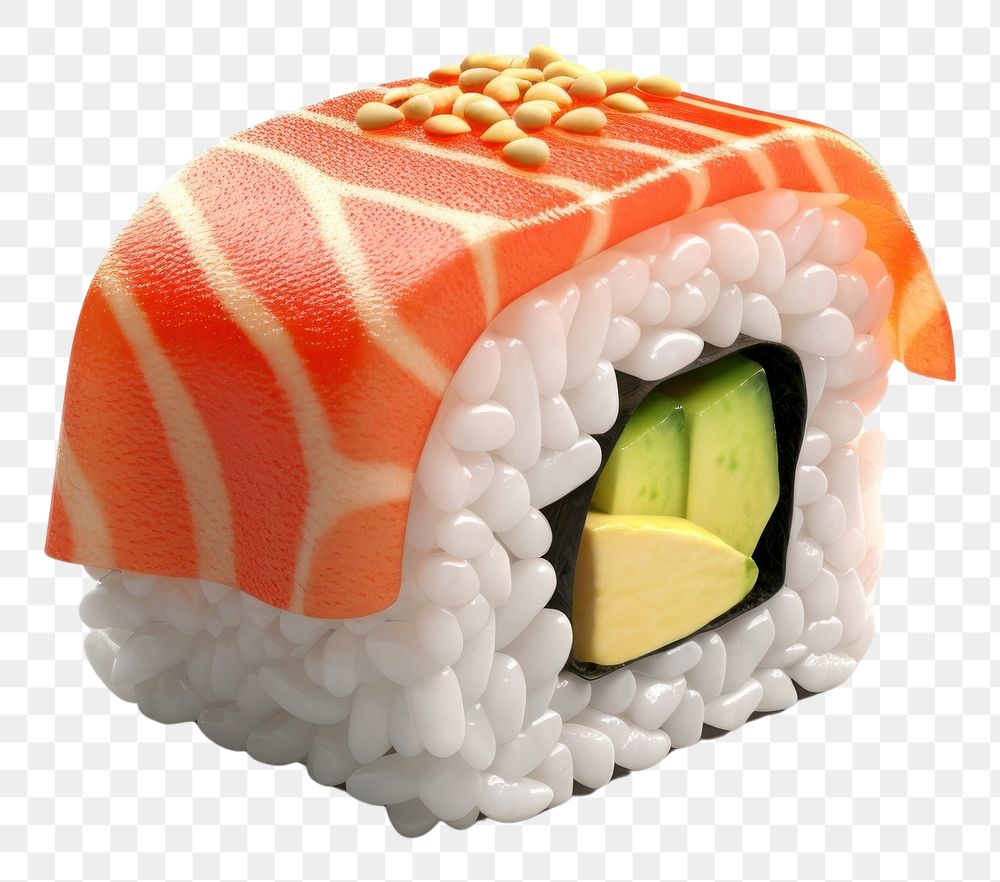 PNG Sushi japanese food rice. AI generated Image by rawpixel.