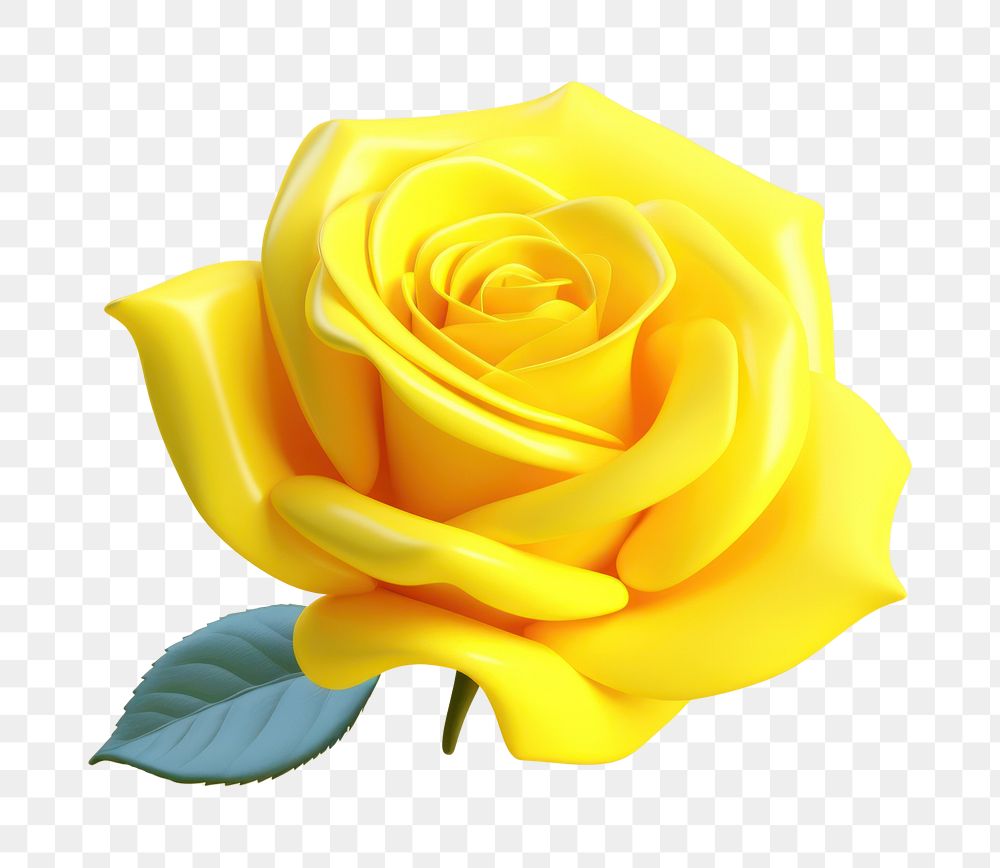 PNG Rose yellow flower plant. AI generated Image by rawpixel.