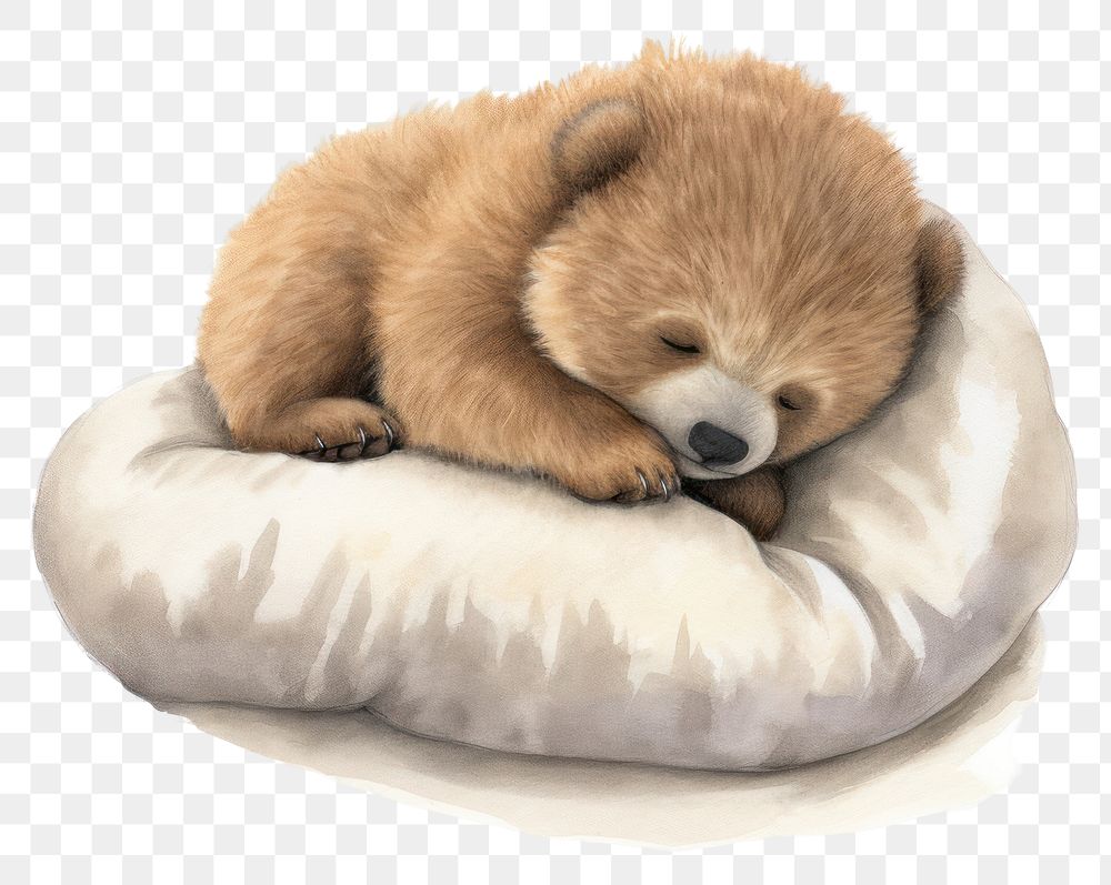PNG Baby cartoonish sloth animal sleeping mammal. AI generated Image by rawpixel.