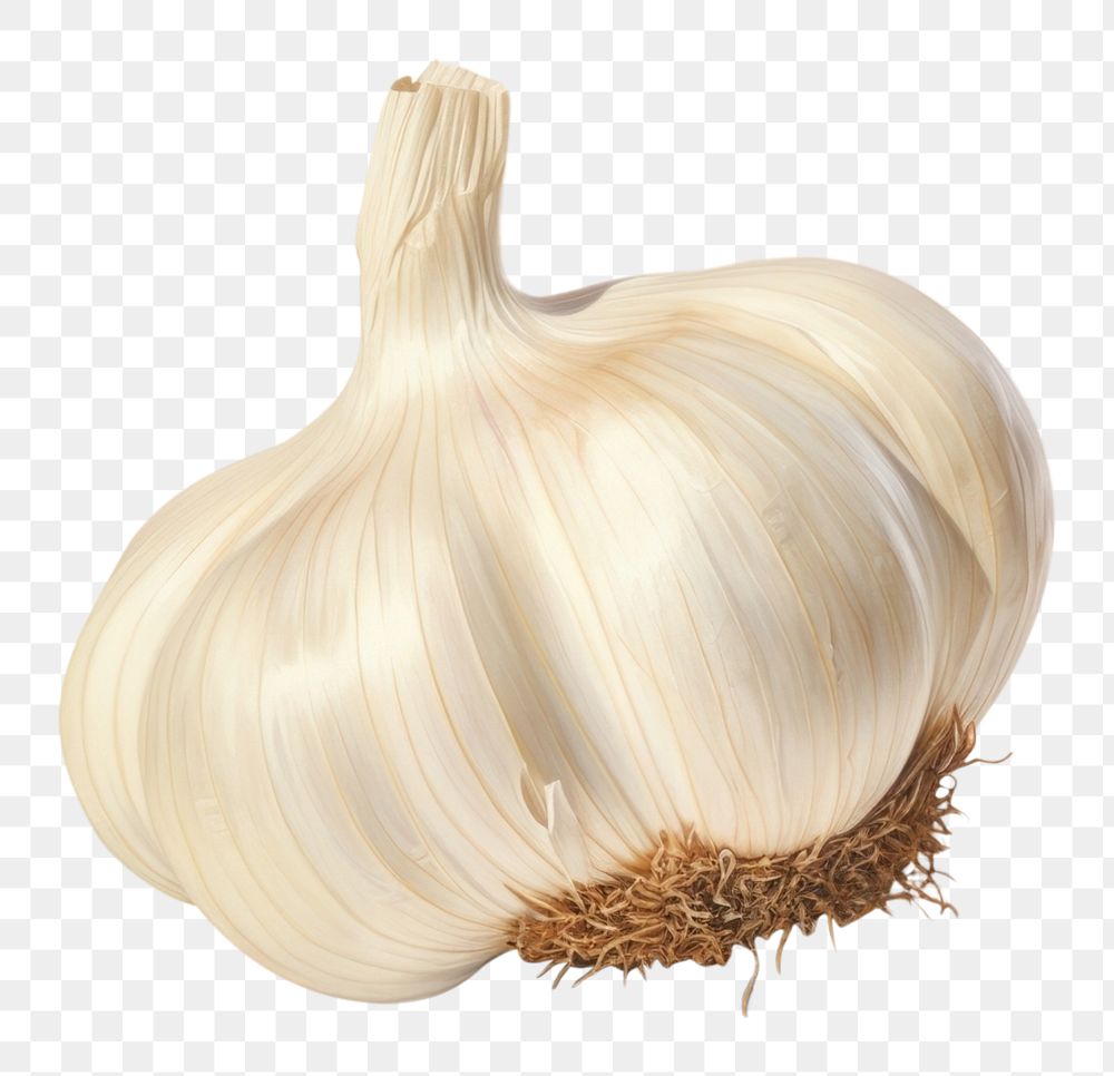 PNG Garlic vegetable plant food. AI generated Image by rawpixel.