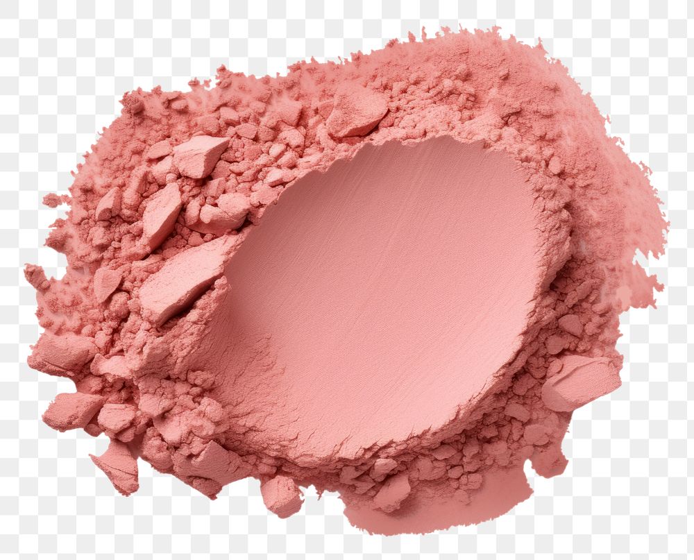 PNG Powder white background cosmetics circle. AI generated Image by rawpixel.