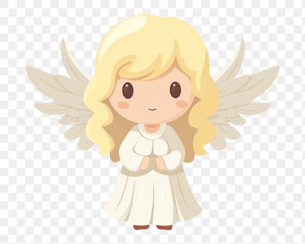 PNG Angel cute god representation. AI generated Image by rawpixel.
