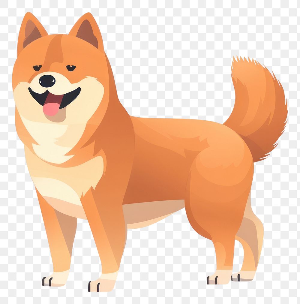 PNG Shiba inu Japanese mammal animal. 