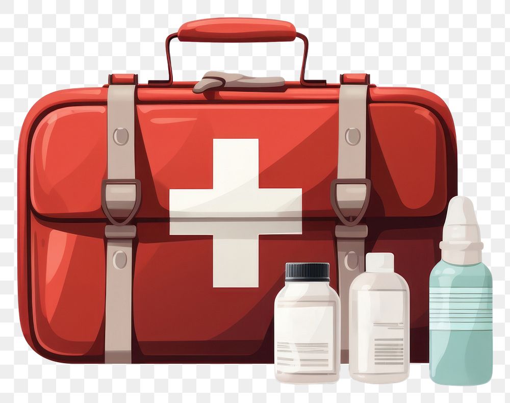 PNG Med kit container furniture medicine. AI generated Image by rawpixel.