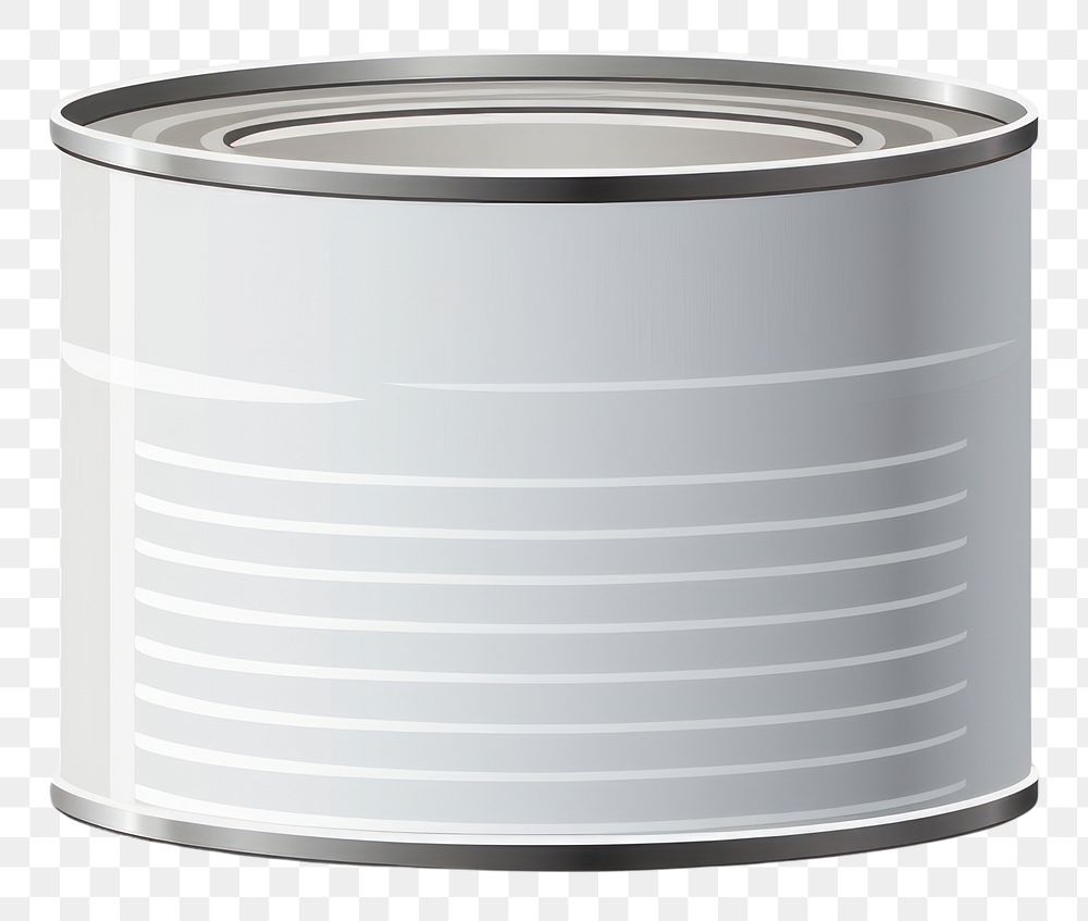 PNG Tin white background container aluminium. AI generated Image by rawpixel.