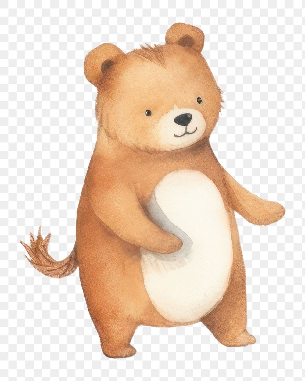 PNG Animal bear cartoon mammal. 