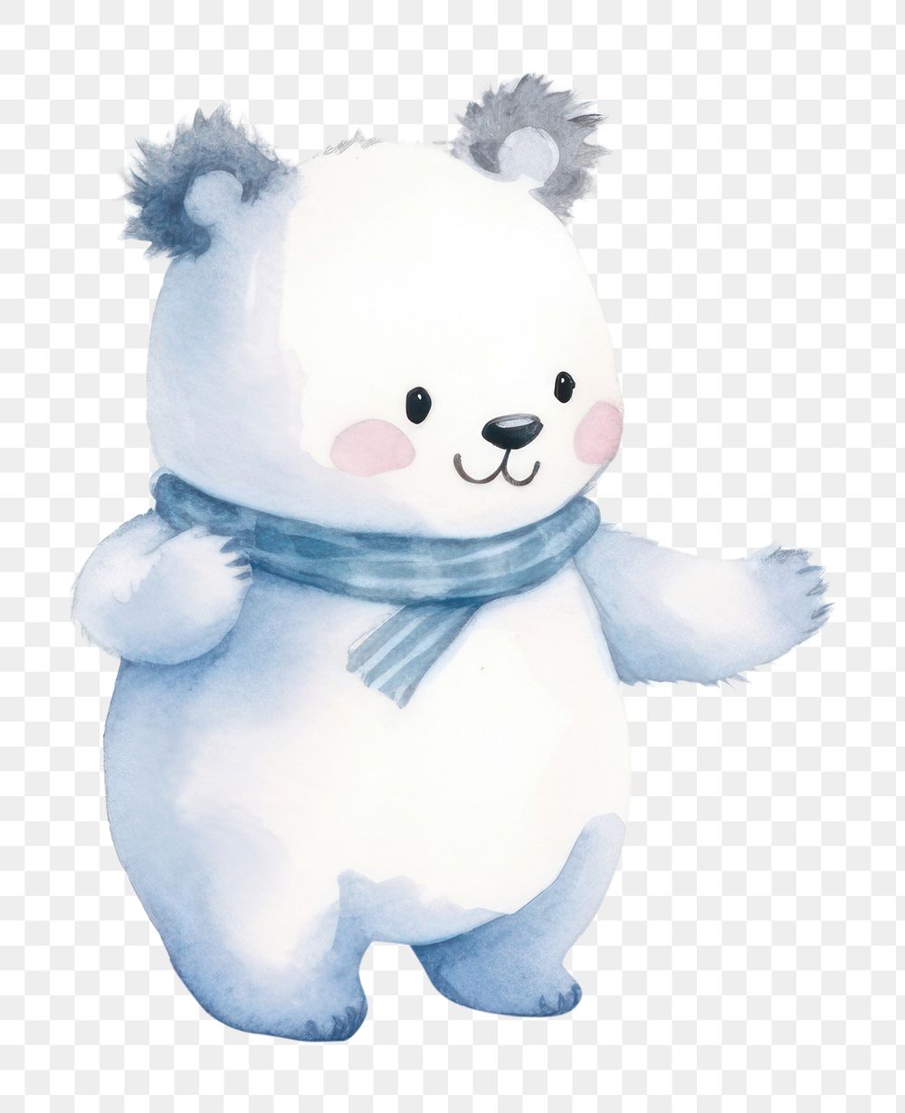 PNG Animal snow fight snowman cartoon white. 