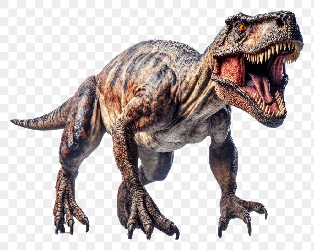 PNG Dinosaur T-rex reptile animal t-rex. AI generated Image by rawpixel.