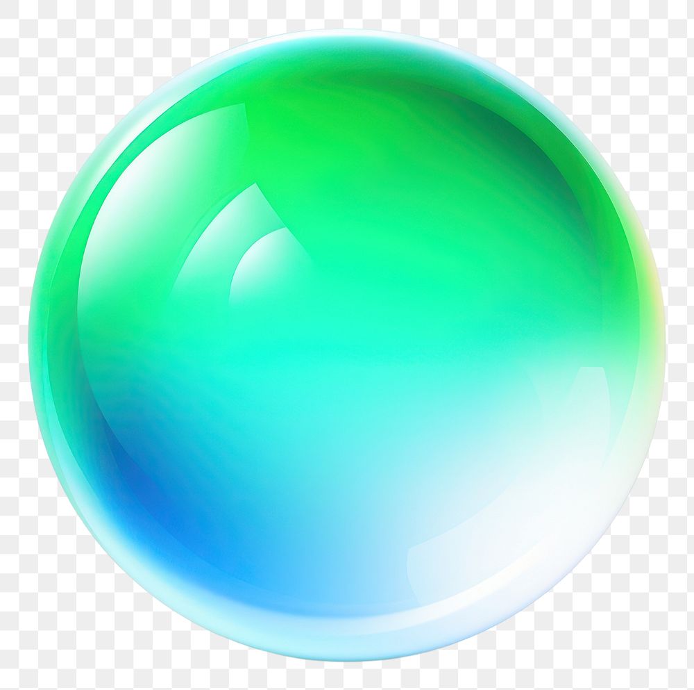 PNG Abstract blurry Gradient Energy bubble sphere green blue AI generated Image by rawpixel