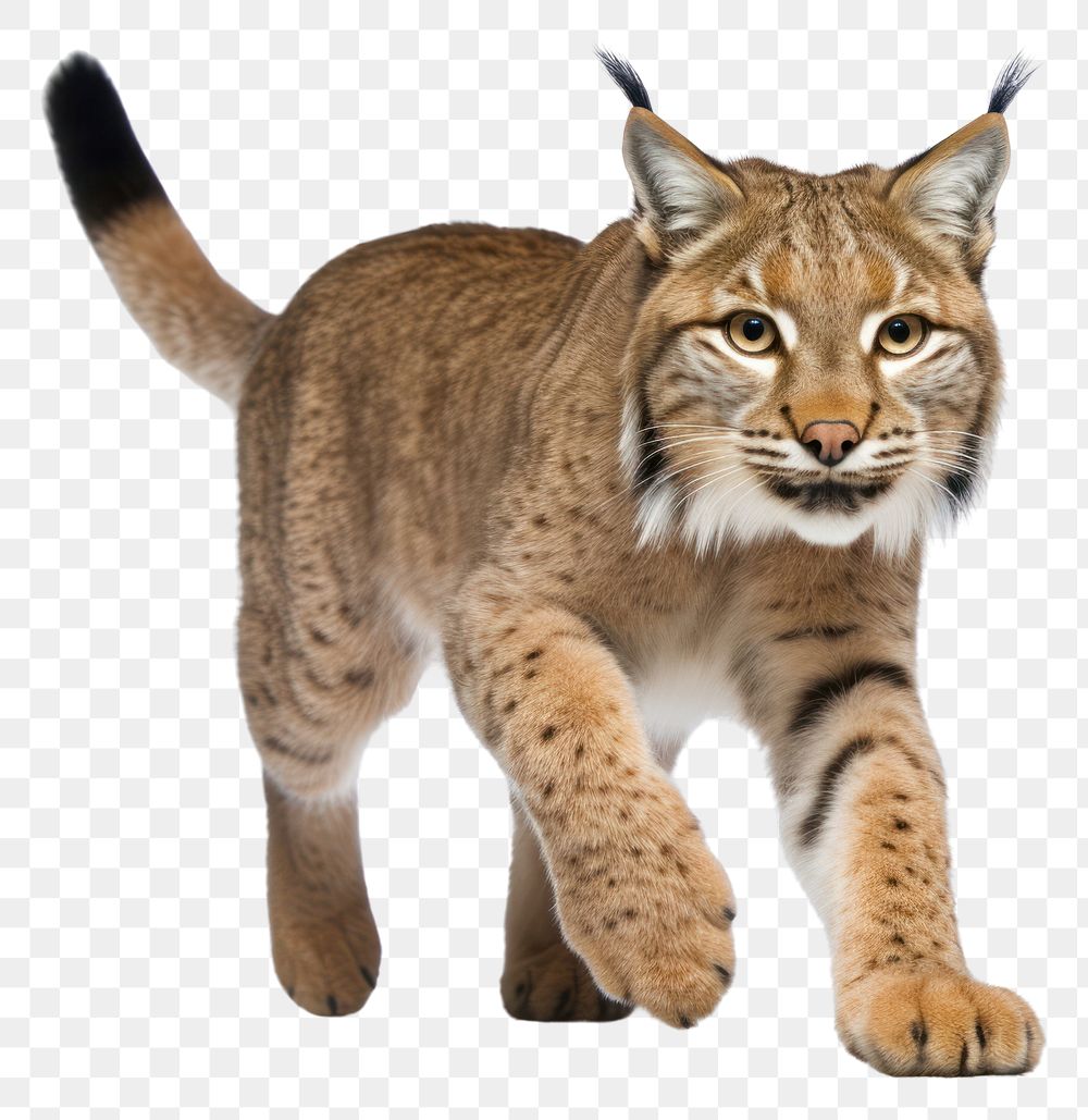 PNG Eurasian lynx wildlife animal mammal. AI generated Image by rawpixel.