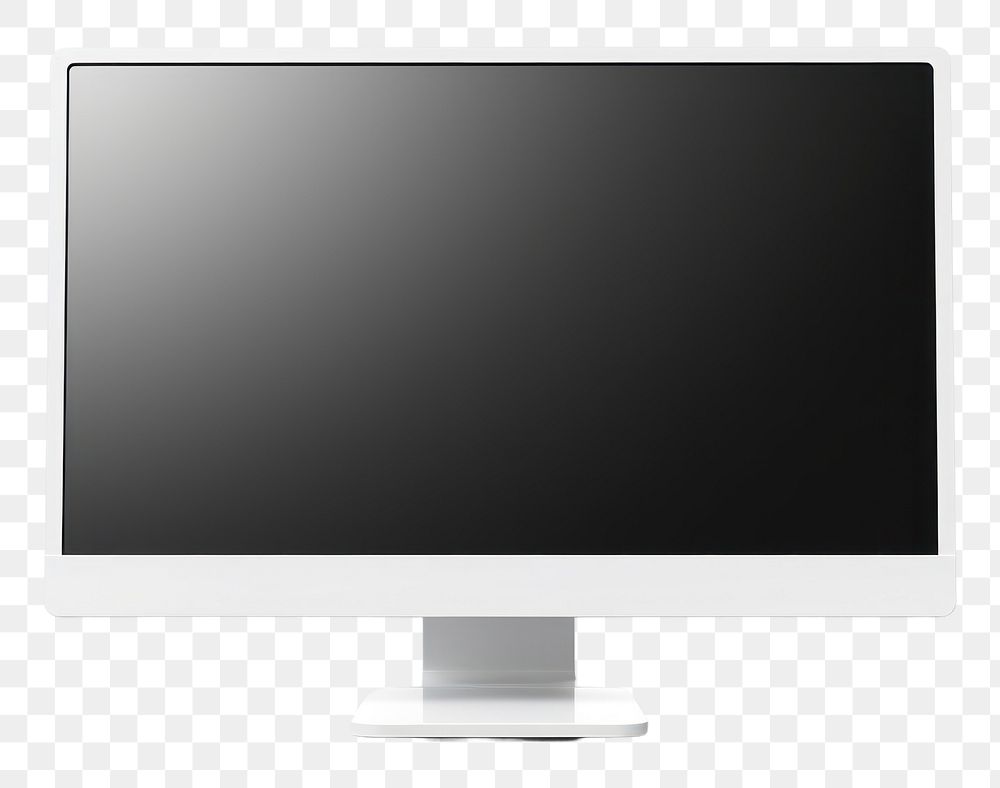 PNG Desktop computer television screen white. AI generated Image by rawpixel.