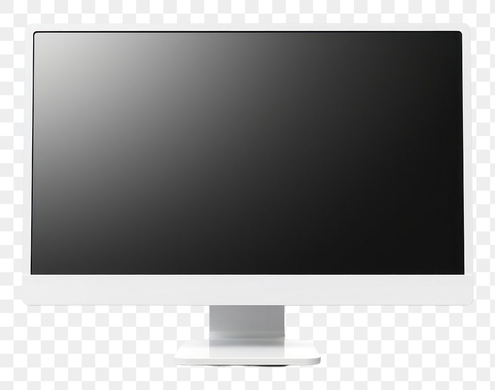 PNG Desktop computer television screen white. 