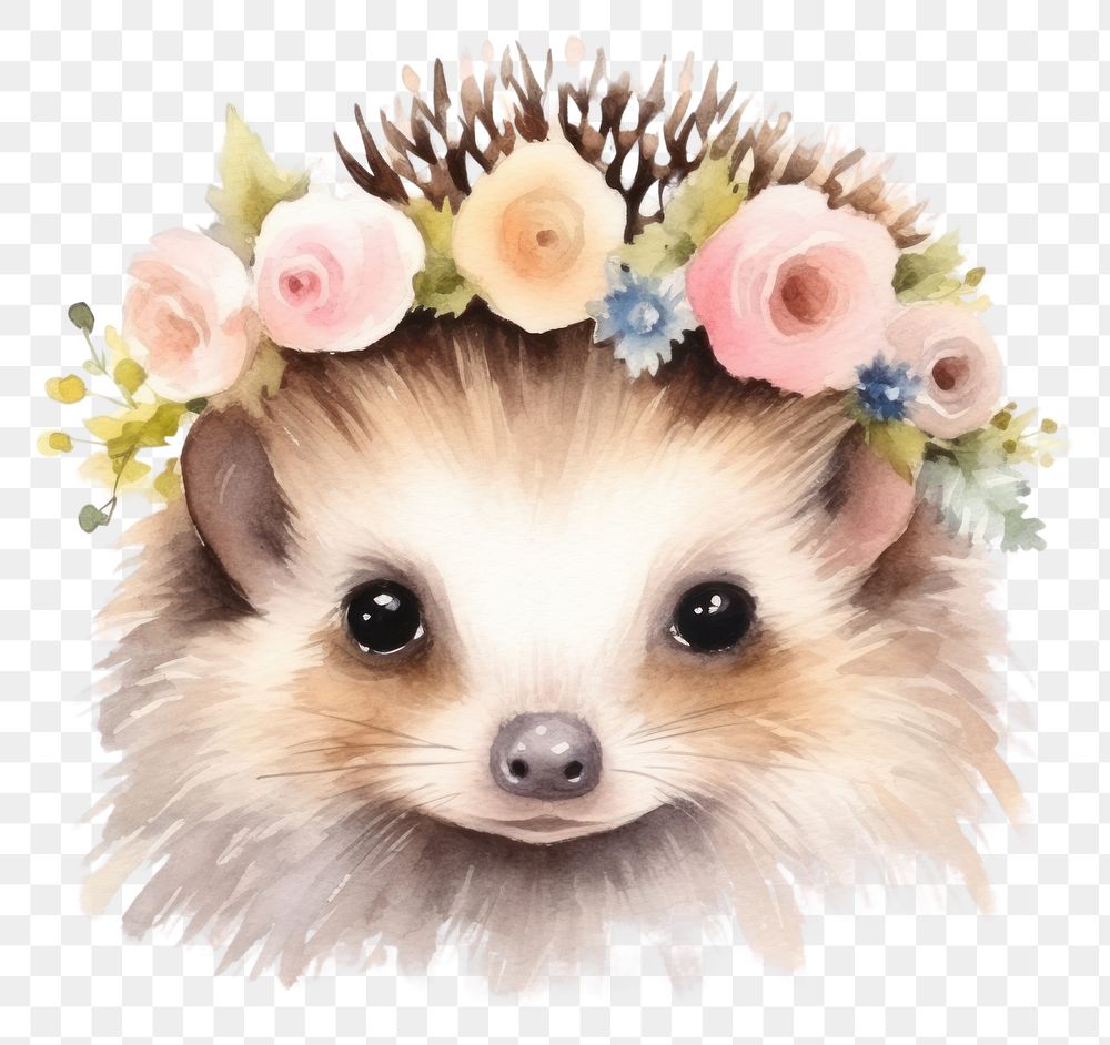 PNG Hedgehog animal mammal rodent. AI generated Image by rawpixel.