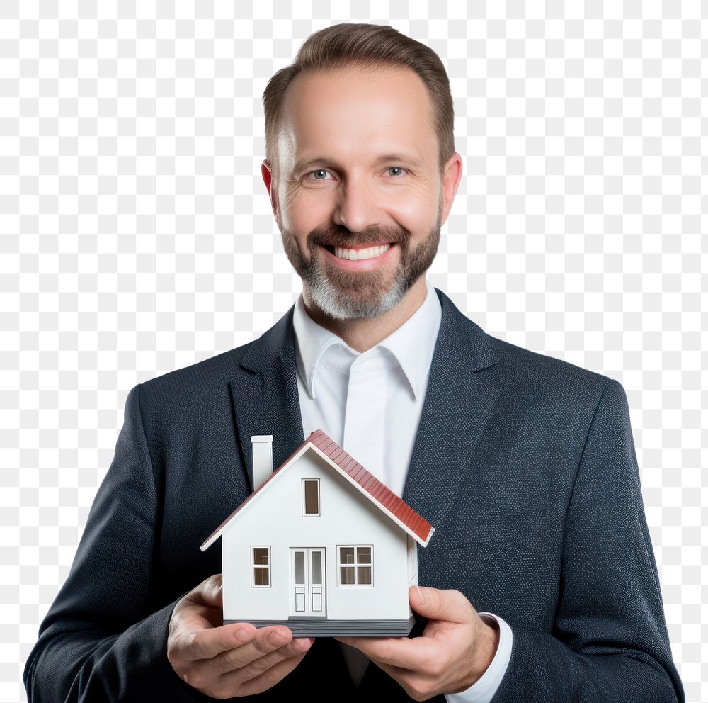 PNG A professional real estate dealer portrait adult photo. AI generated Image by rawpixel.