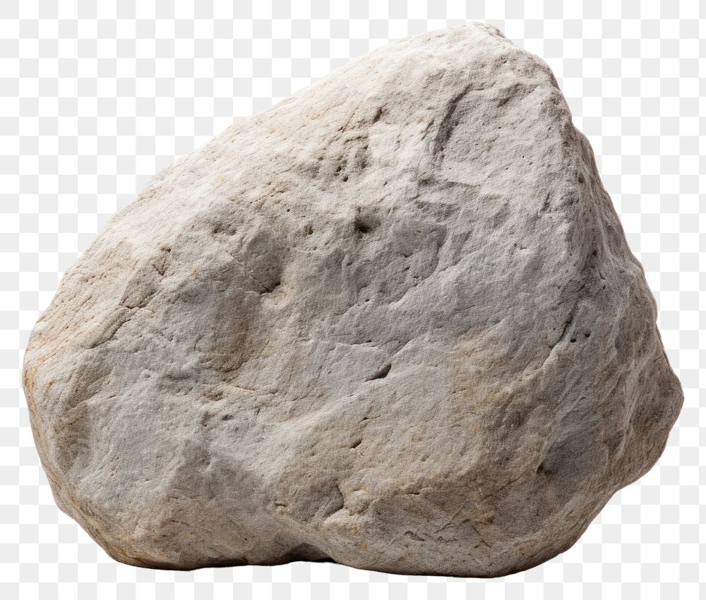 PNG Stone mineral rock white background. 