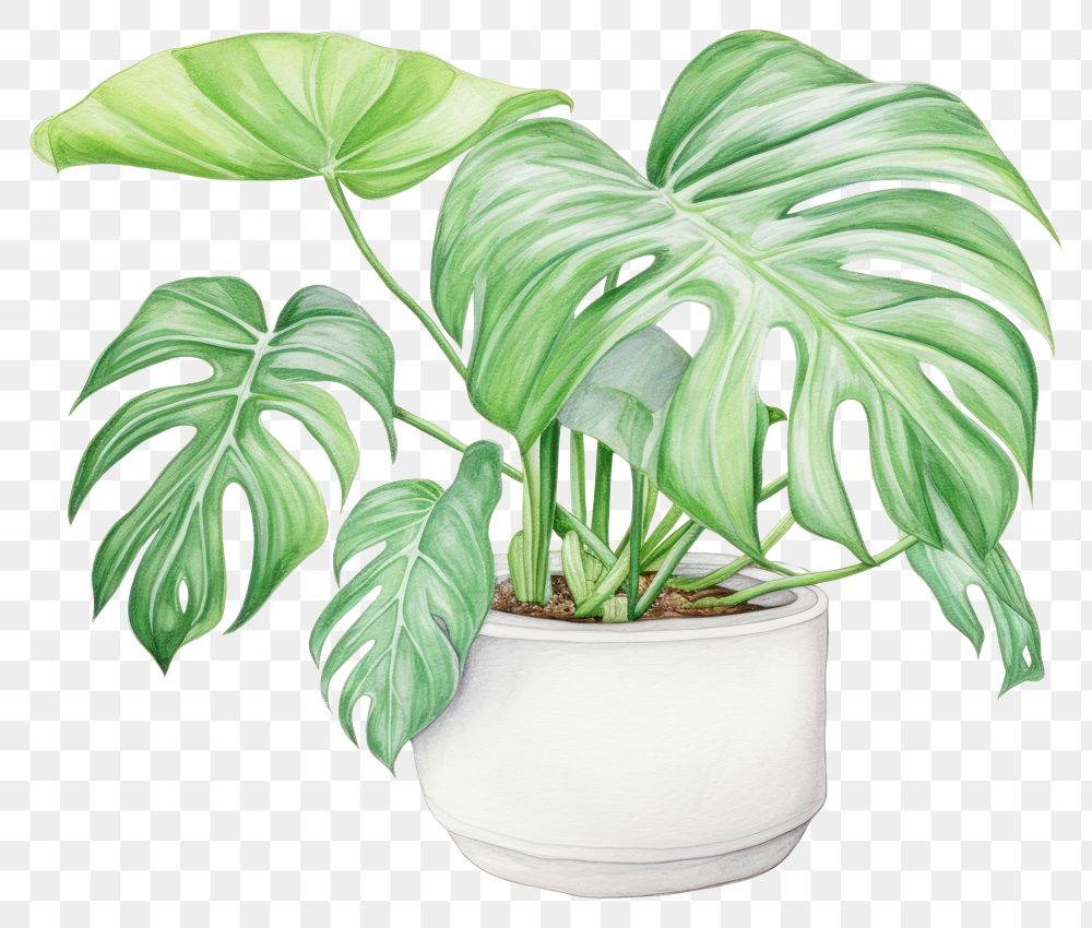 PNG Plant leaf white background houseplant. AI generated Image by rawpixel.