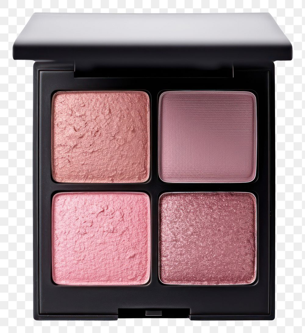 PNG Eyeshadow cosmetics pink white background. AI generated Image by rawpixel.