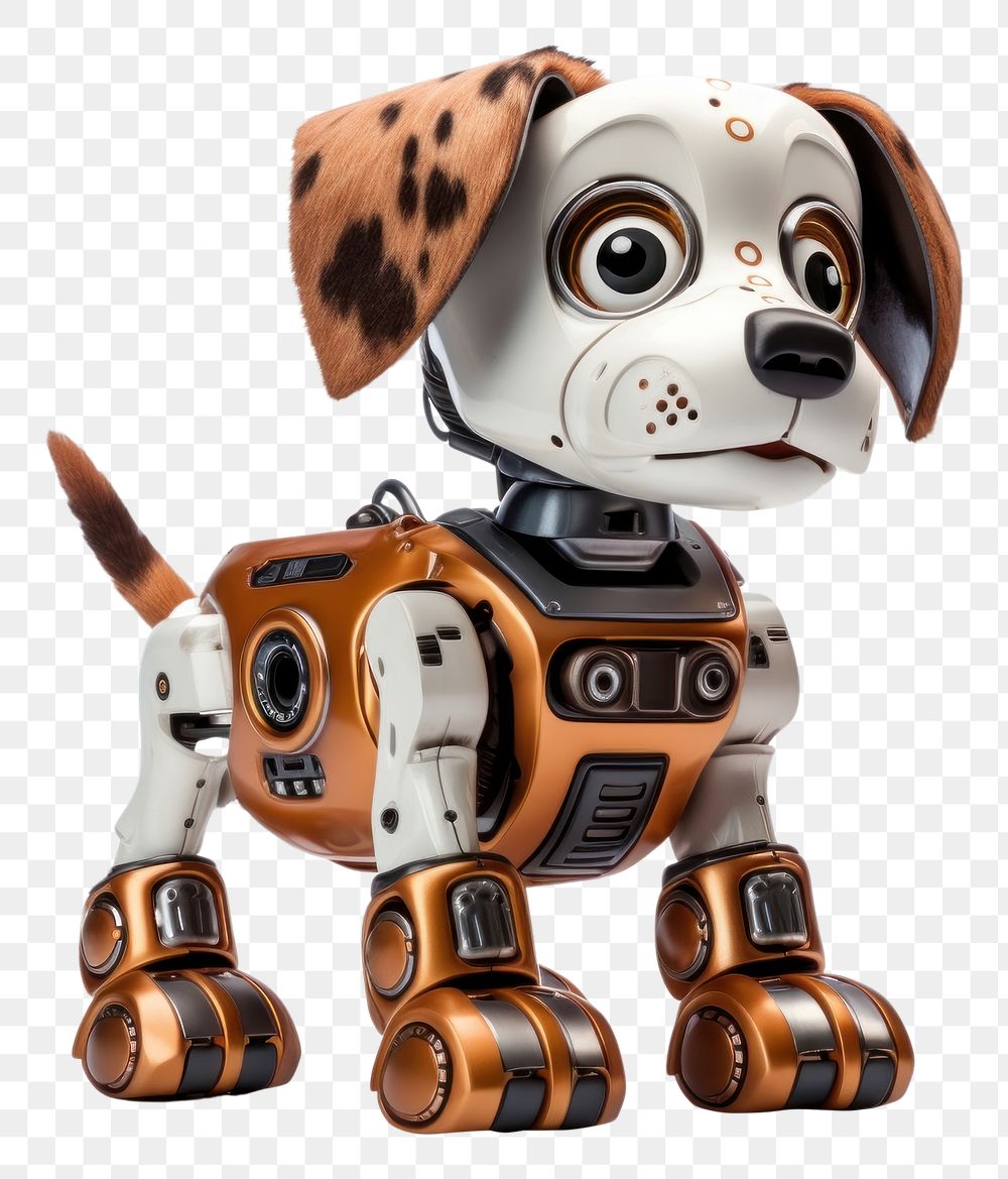 PNG Cute dog robot representation technology futuristic. AI generated Image by rawpixel.