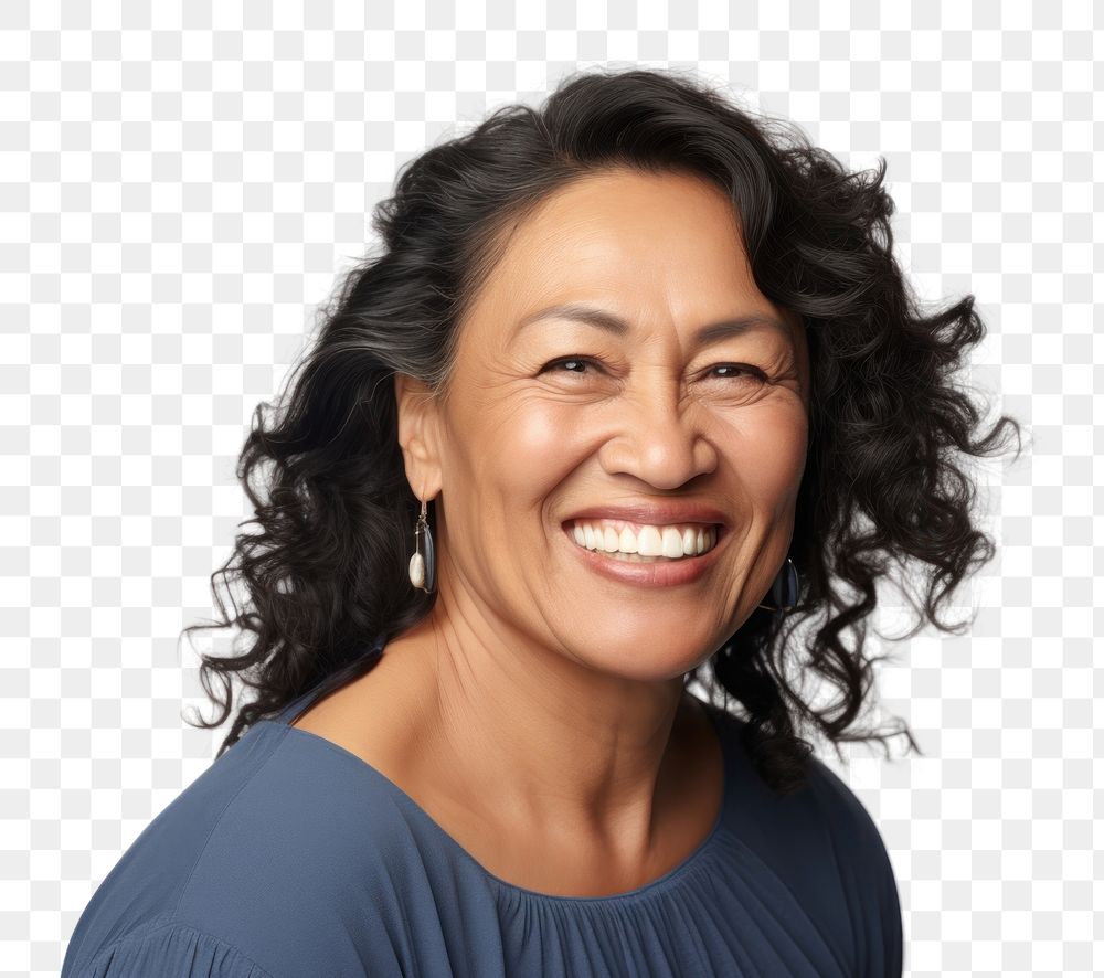 PNG Woman smiling portrait laughing adult. AI generated Image by rawpixel.
