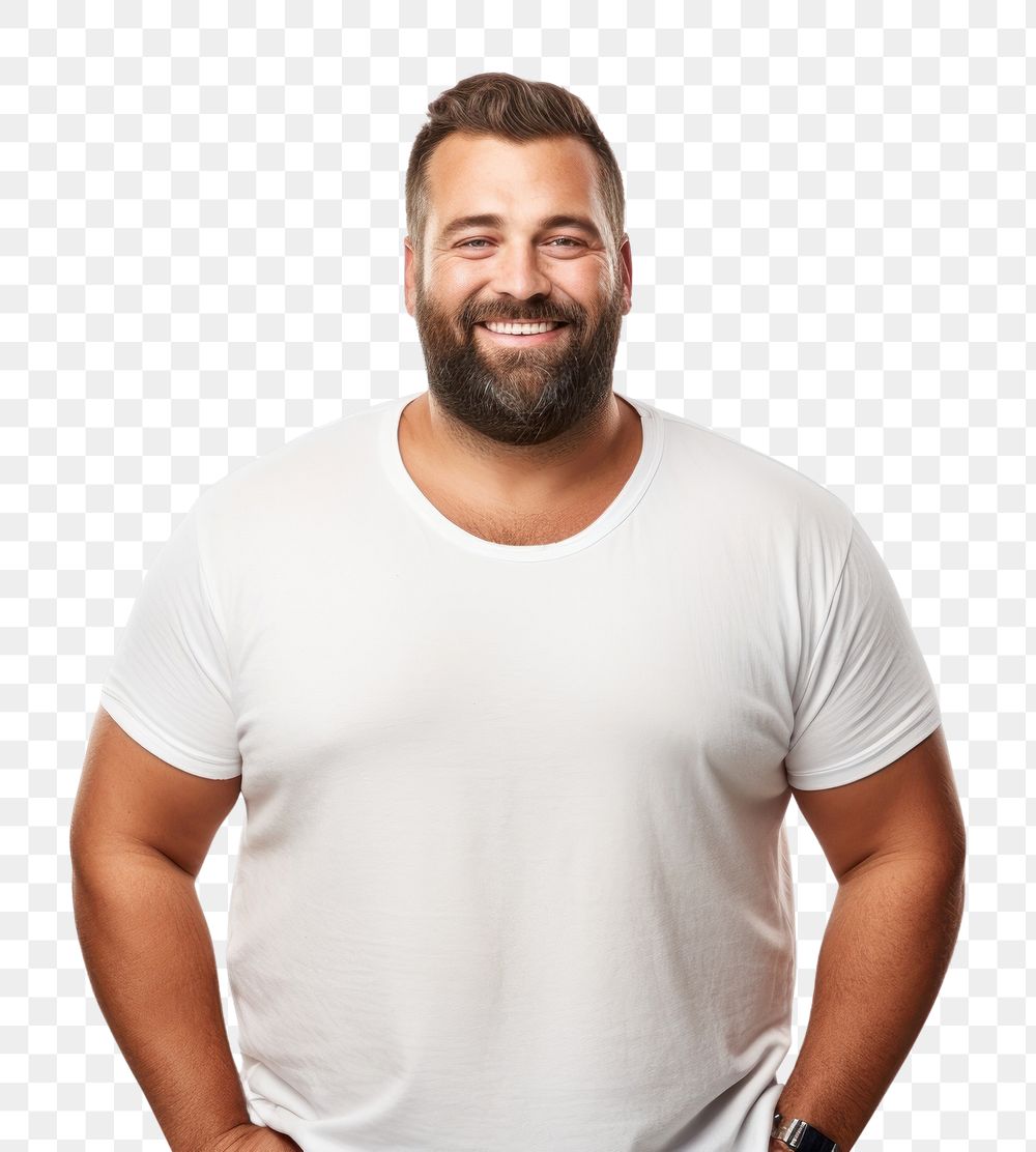 PNG Man smiling portrait t-shirt smile. AI generated Image by rawpixel.