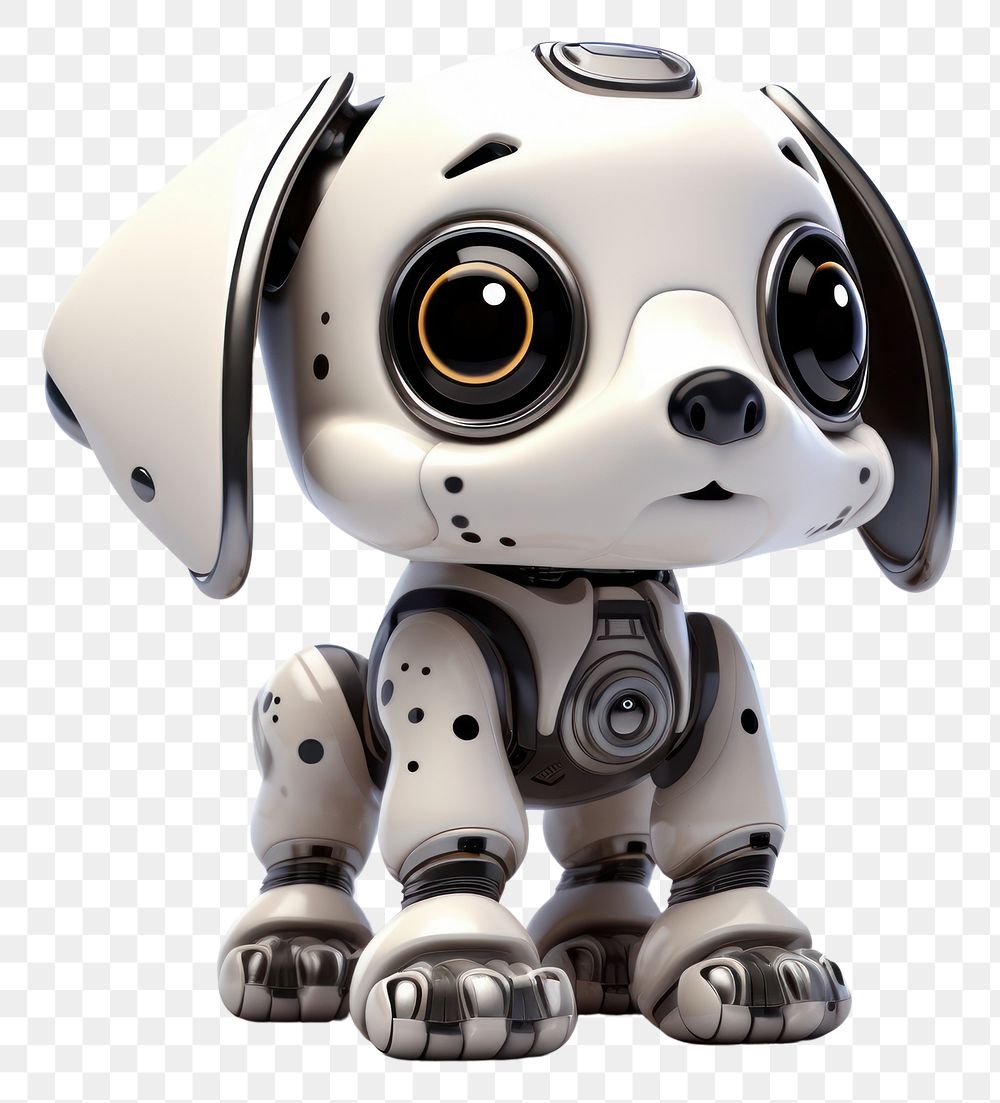 PNG Minimal cute dog robot representation technology futuristic. AI generated Image by rawpixel.