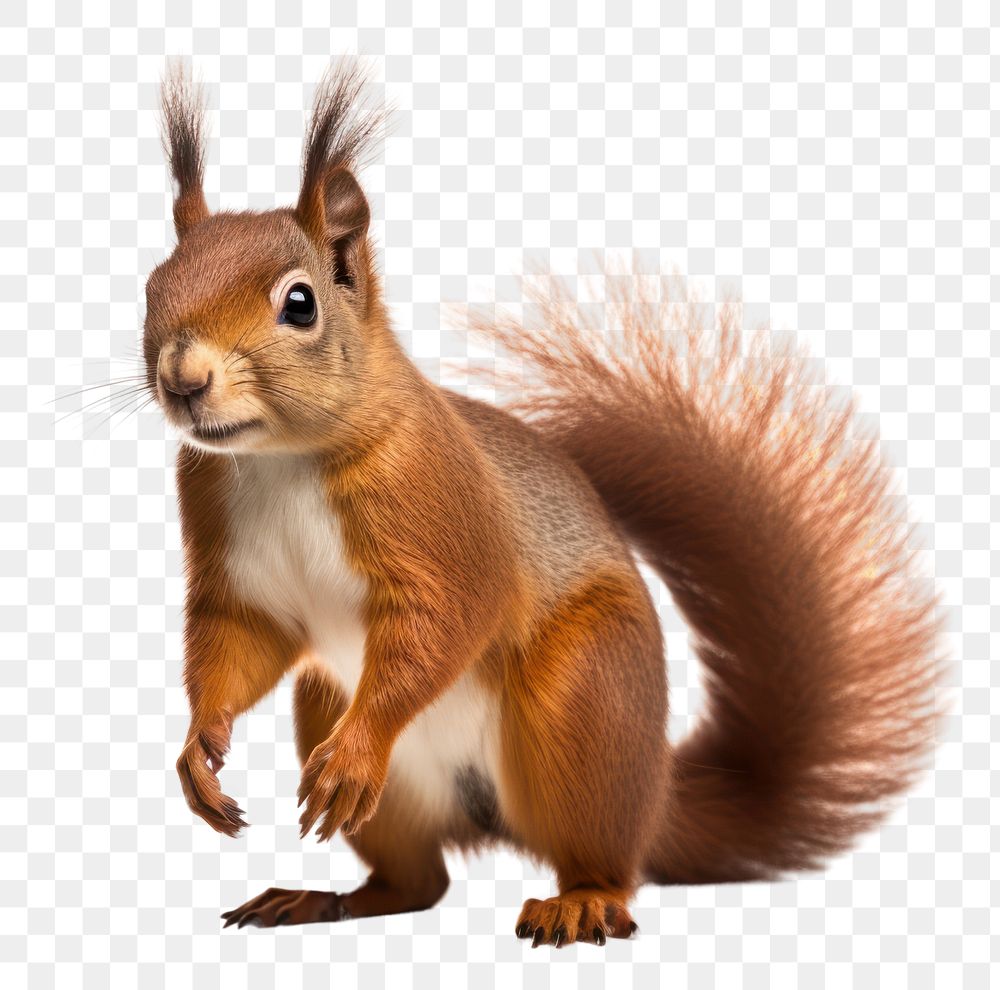 PNG Red squirrel animal mammal rodent. AI generated Image by rawpixel.