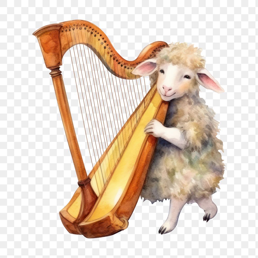 PNG Sheep harp mammal representation. AI generated Image by rawpixel.