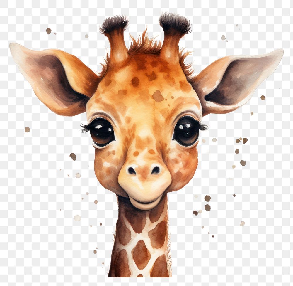 PNG Baby Giraffa animal wildlife giraffe. 