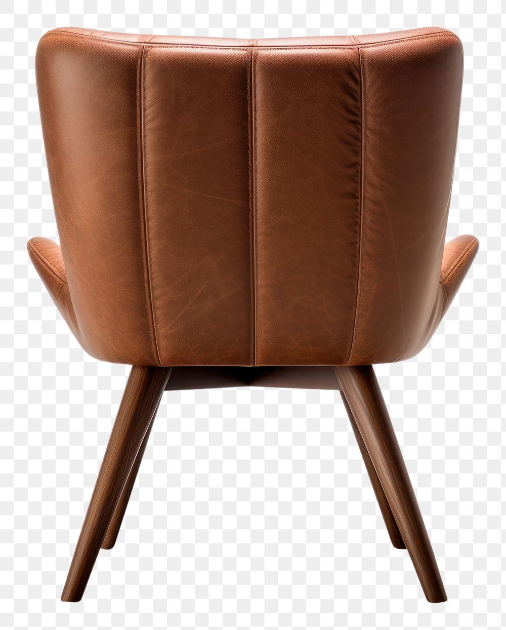 PNG  Furniture chair armchair brown. AI generated Image by rawpixel.