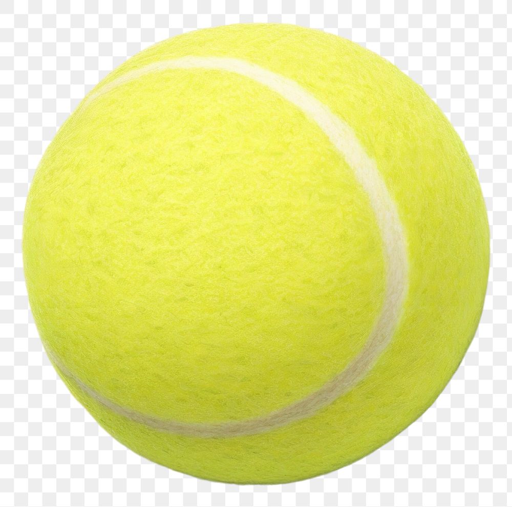 PNG  Tennis ball sports white background racket. AI generated Image by rawpixel.