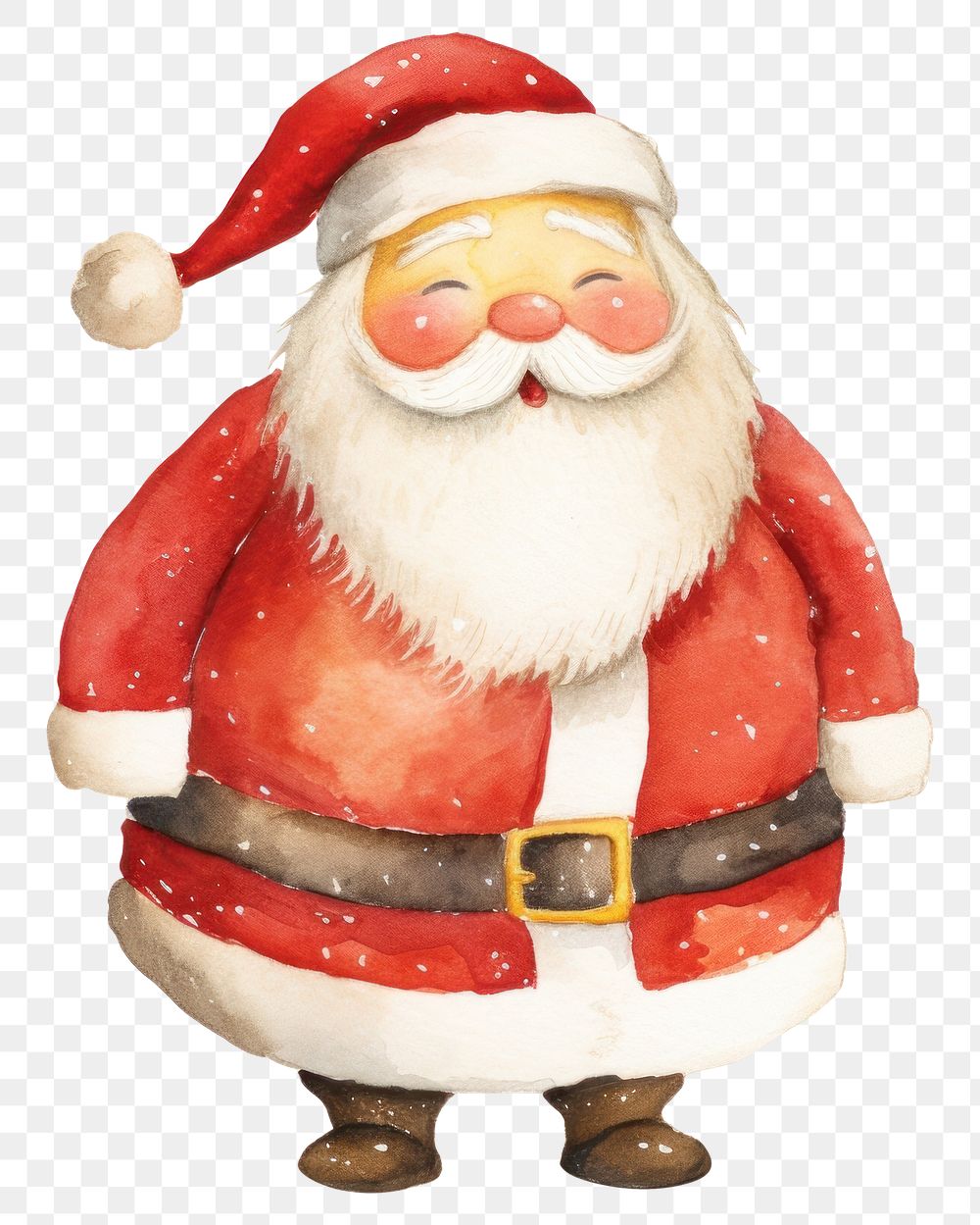 PNG  Santa cos white background celebration creativity