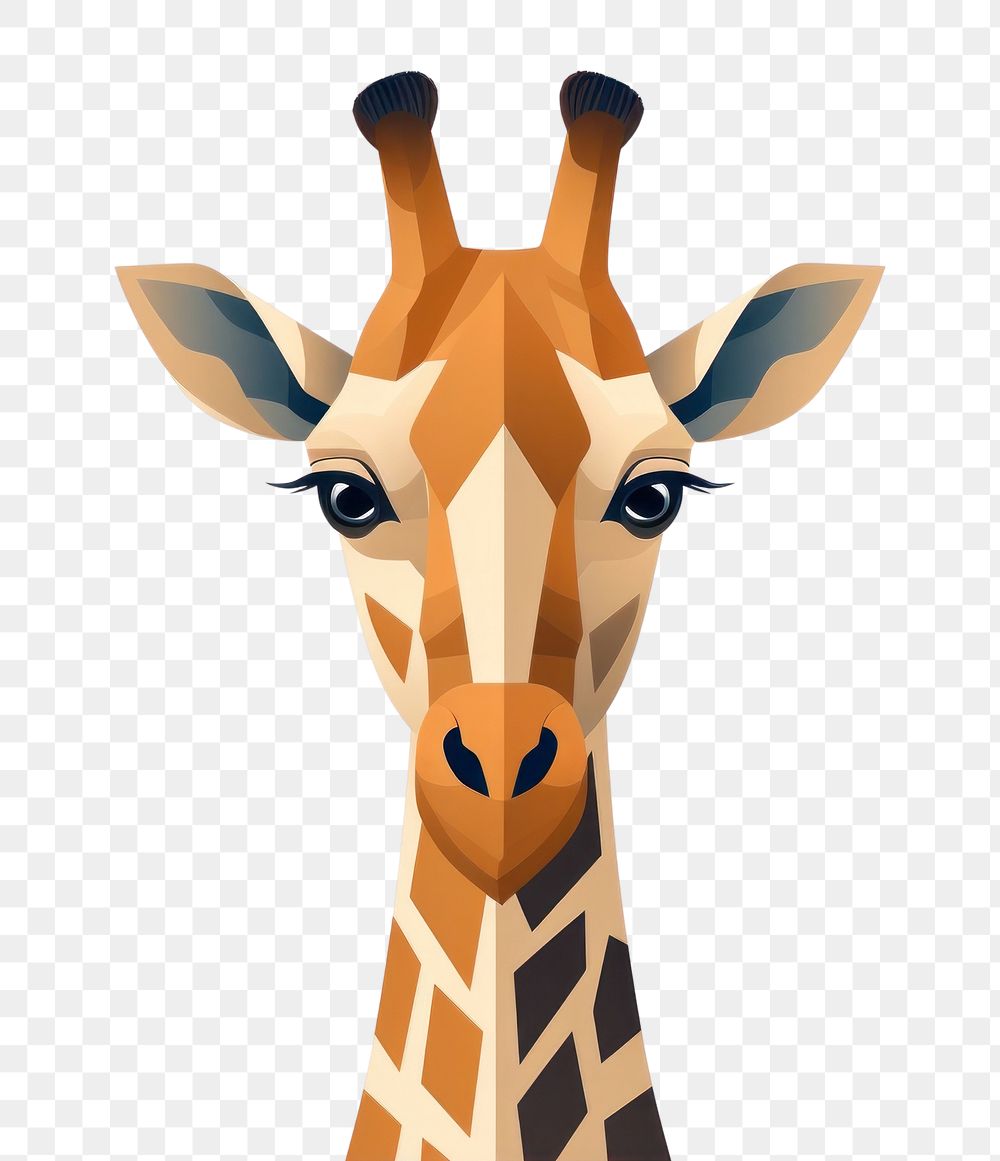 PNG A giraffe wildlife animal mammal. AI generated Image by rawpixel.