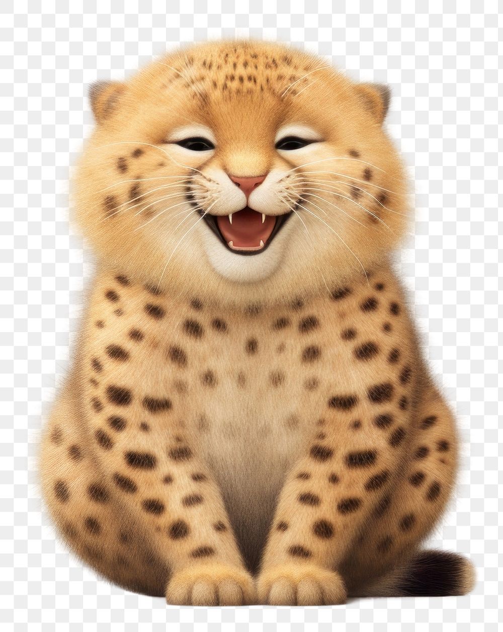 PNG  Cheetah wildlife animal mammal. AI generated Image by rawpixel.