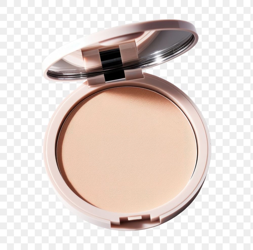 PNG Beauty compact makeup foundation cosmetics white background powder. AI generated Image by rawpixel.