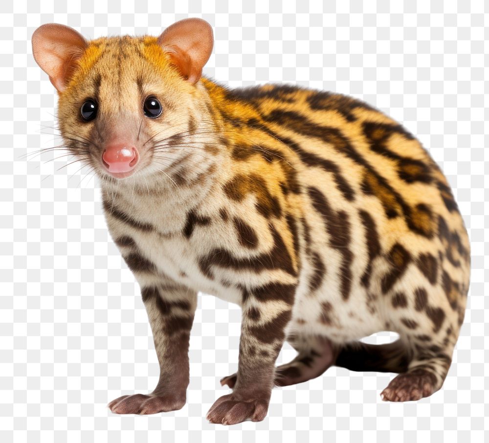 PNG A Tiger quoll wildlife animal mammal. AI generated Image by rawpixel.
