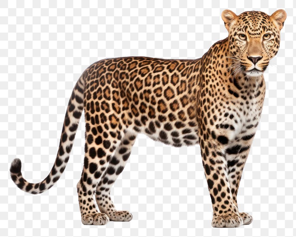 PNG Leopard wildlife mammal animal. AI generated Image by rawpixel.