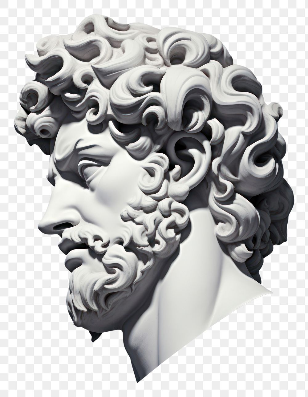 PNG A Greek sculpture statue white art. AI generated Image by rawpixel.
