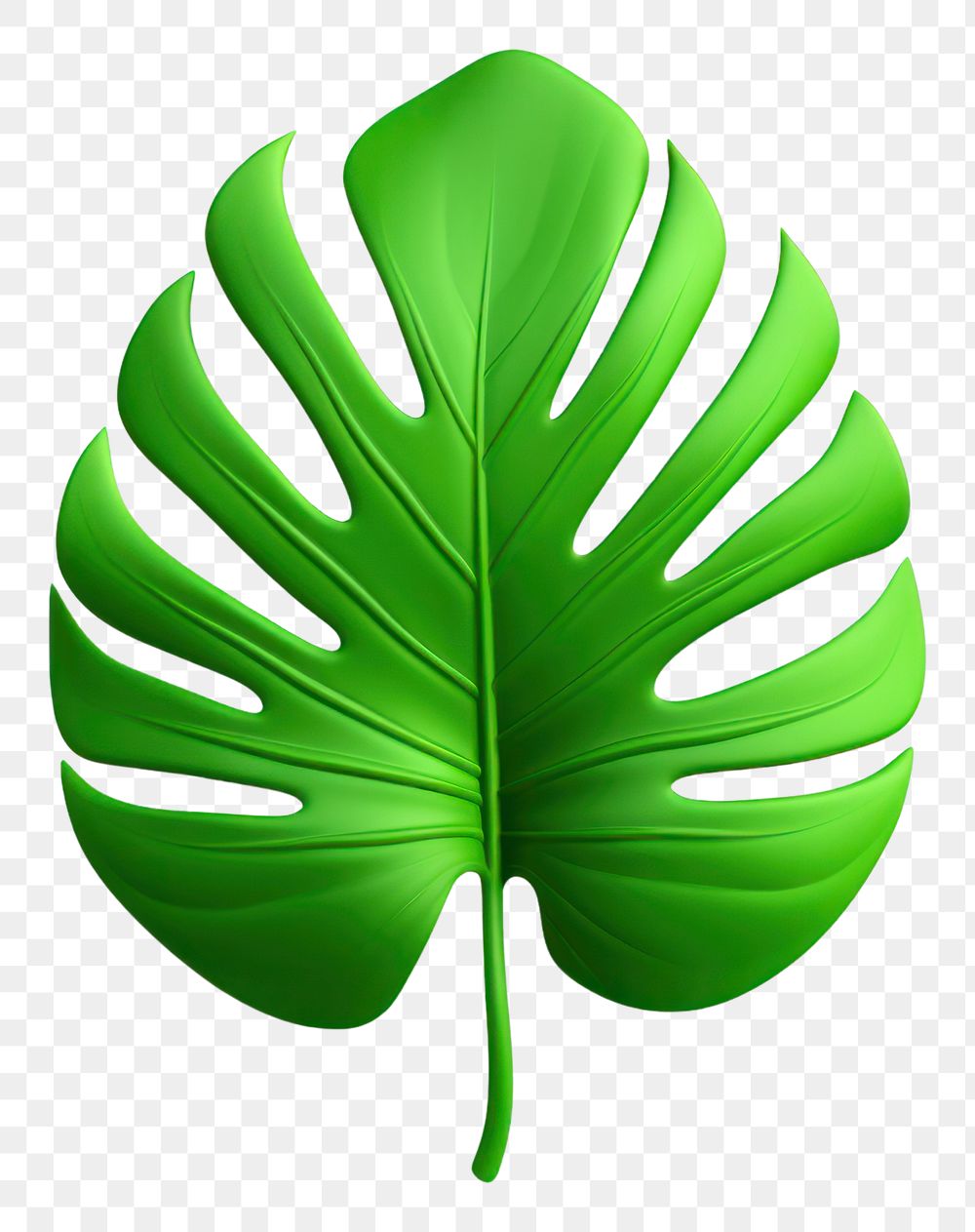 PNG Leaf monstera plant white background. AI generated Image by rawpixel.