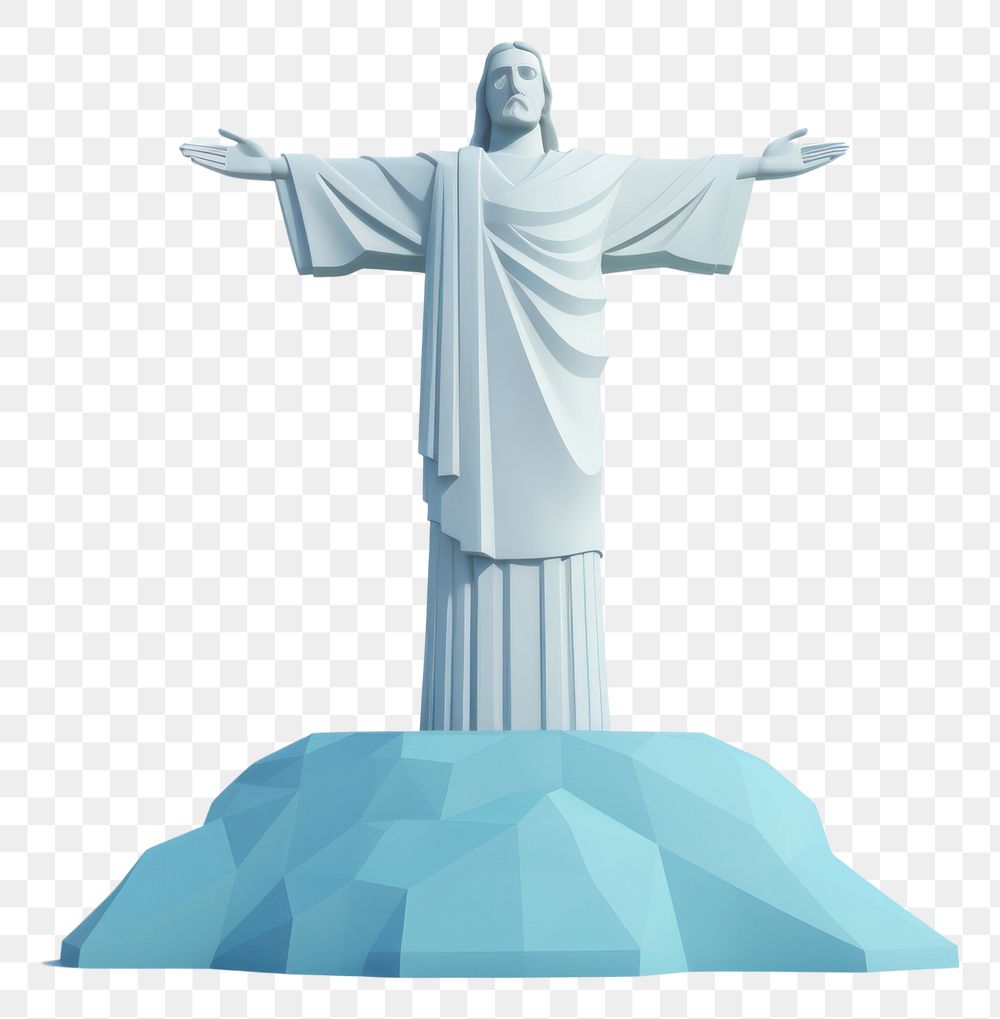 PNG  Sculpture statue symbol cross. AI generated Image by rawpixel.