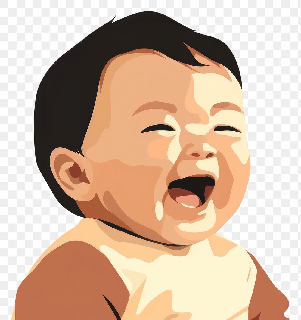 PNG Asia baby laughing representation innocence. AI generated Image by rawpixel.