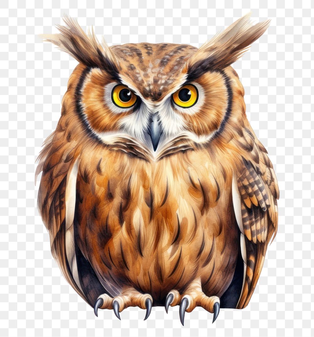 PNG  Owl owl animal bird. AI generated Image by rawpixel.