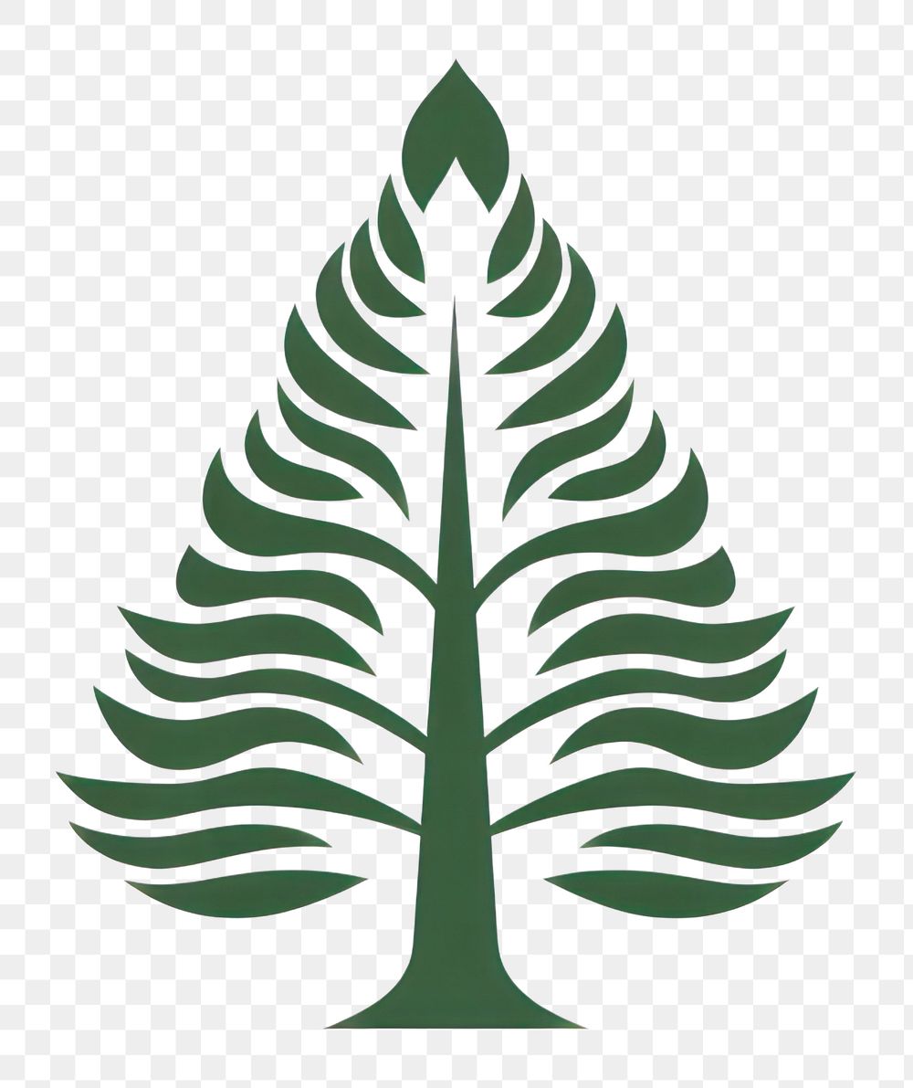 PNG Pine tree logo plant leaf. AI generated Image by rawpixel.