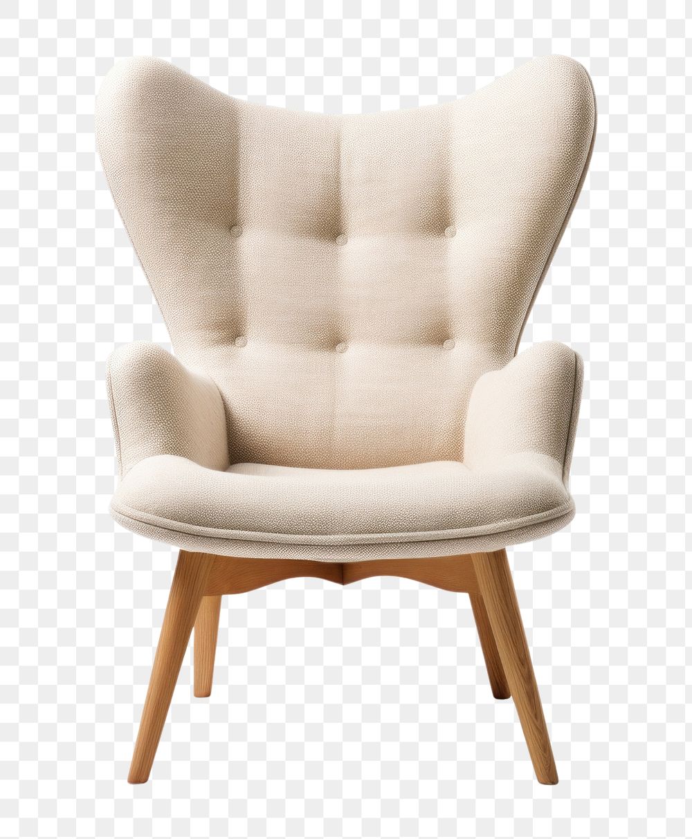 PNG Chair furniture armchair wood. AI generated Image by rawpixel.