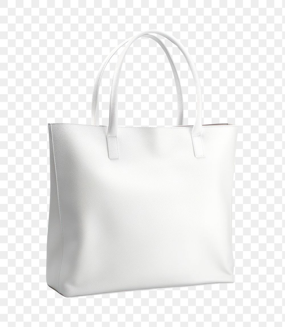 PNG  Tote Bag bag handbag white. AI generated Image by rawpixel.